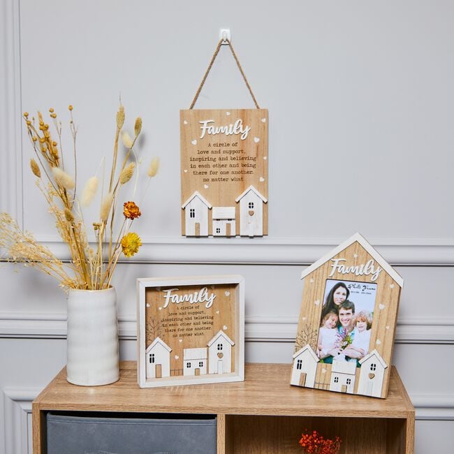 Family Wooden 4" x 6" Photo Frame